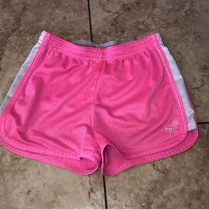 Pink justice shorts